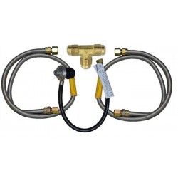 Fire Magic Built-In Grill and Side Burner Connector Package, Propane Gas Fire Magic Built-In Grill and Side Burner Connector Package, Propane Gas