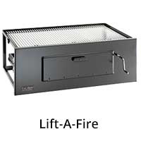 Fire Magic Lift-A-Fire Built-in Charcoal Grills